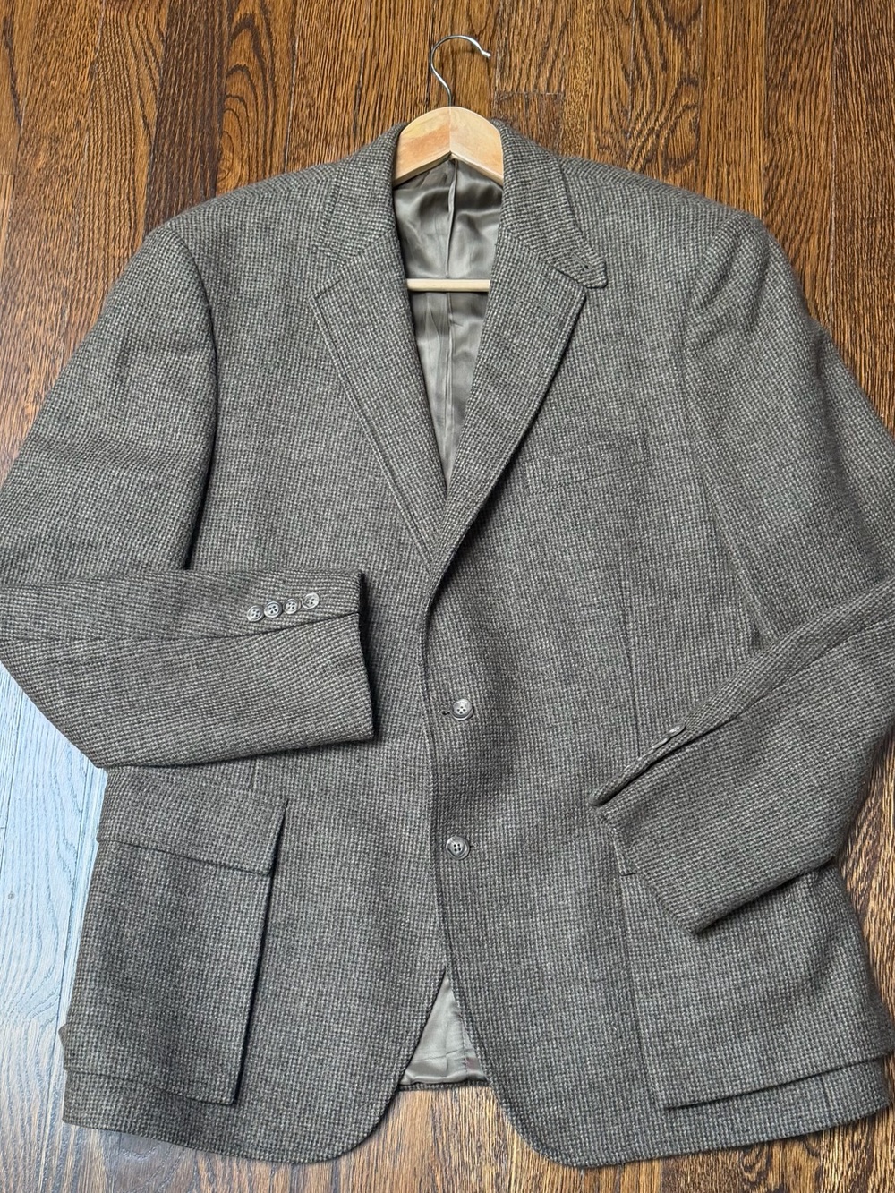 Ralph Lauren Brown-Gray Herringbone Sport Coat